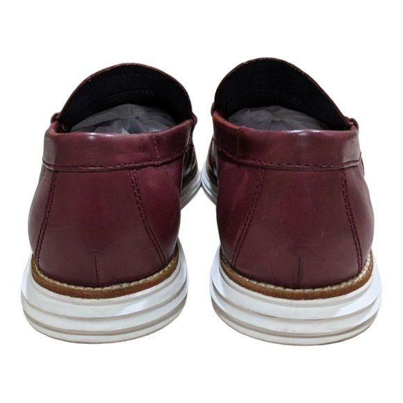 Cole Haan Original Lunar Oxblood Penny Loafer Slip On Men Leather Shoes 10.5 M